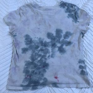 american eagle water color crop top size xs